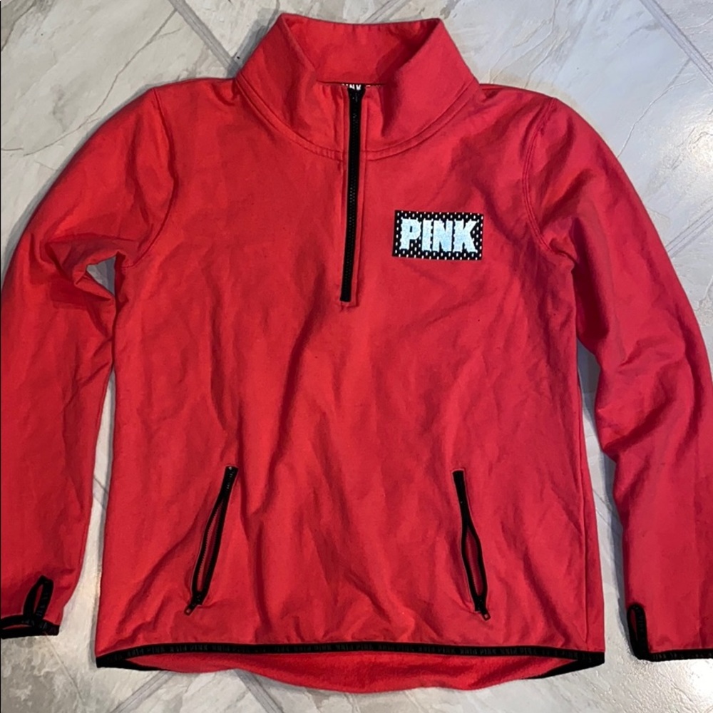 Pink pullover soft sweatshirt